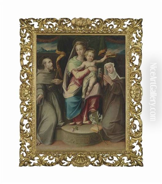 The Madonna And Child With Saints Francis And Claire - view 1