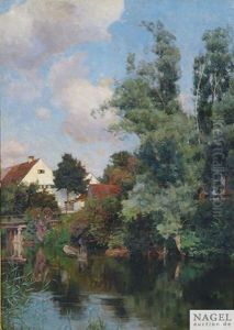 An Der Amper Bei Dachau by Bernhard Buttersack