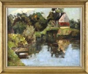 Haus Sich Im Weiher Spiegelnd Haus Sich Im Weiher Spiegelnd
