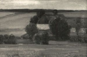 Alblandschaft Mit Einsam Gelegenen Bauerngehoft Alblandschaft Mit Einsam Gelegenen Bauerngehoft