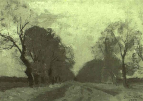 Herbstliche Allee Bei Schleisheim - view 1