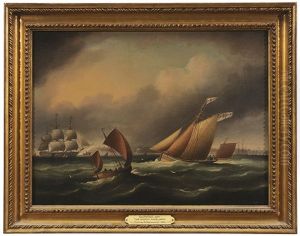 Shipping Off The North Foreland by Thomas Buttersworth Jr.