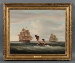 Frigate And Man-o-war Of The Channel Squadron Frigate And Man-o-war Of The Channel Squadron