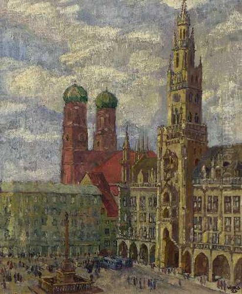 Der Marienplatz In Munchen - view 1