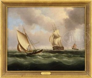 Shipping In A Busy Channel by James Edward Buttersworth