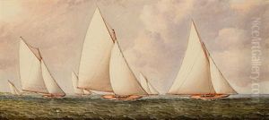 Yachts Racing Off Southamption, Long Island