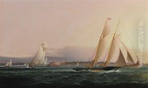 New York From The Bay by James Edward Buttersworth