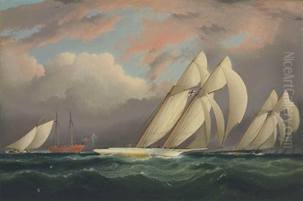 Racing Off Sandy Hook - view 1