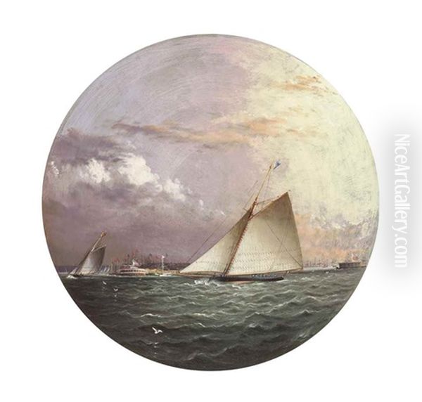 Yachts Racing, New York Harbor - view 1
