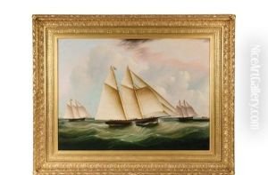 The Start Of The 1866 Great Transatlantic Yacht Race