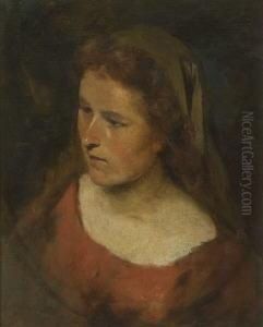 Bildnis Einer Jungen Frau Mit Schleier.