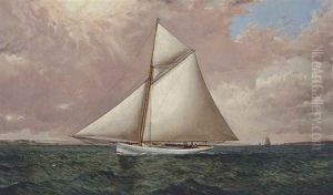 A Gaff Rigged Racing Cutter A Gaff Rigged Racing Cutter