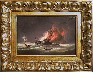 Incendie D'un Gallion