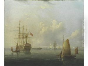 Shipping On The Downs by James Edward Buttersworth