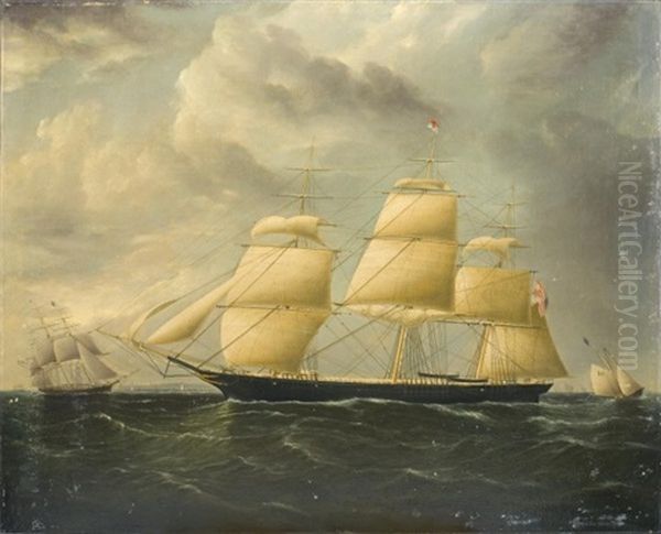 The American Clipper Ship Tinqua - view 1