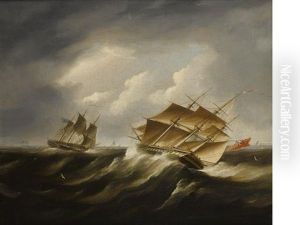 British Frigates In A Black Squall