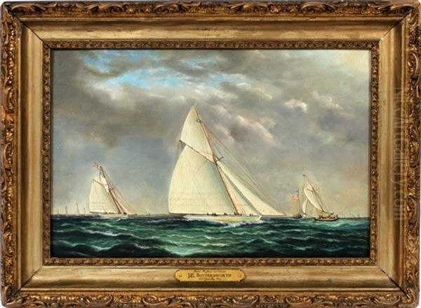 Huron, Mayflower, & Volunteer, Goelet Cup Race - view 1