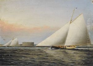New York Harbor by James Edward Buttersworth