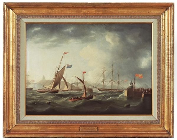 The Arrival Of King George Iv At Leith, August 14, 1822 - view 1