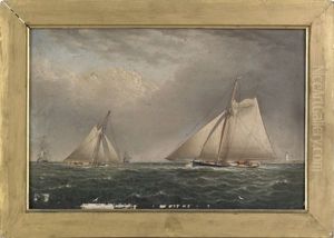 Yachting Off Sandy Hook Lighthouse