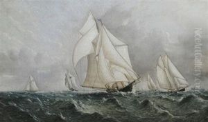 Yacht "ambassadress" by James Edward Buttersworth