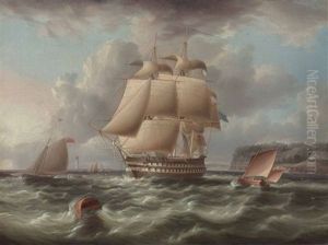 H.m.s. "rodney" In Plymouth Sound