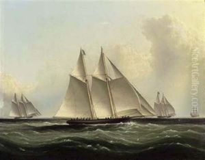 The Great Ocean Race, "henrietta", "fleetwing" And "vesta"