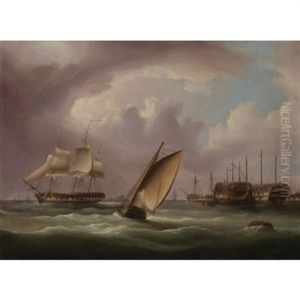 American Frigate And English Prison Hulks