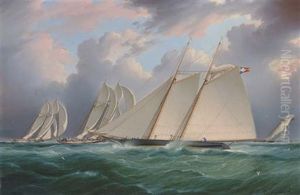 Yacht "orion" by James Edward Buttersworth