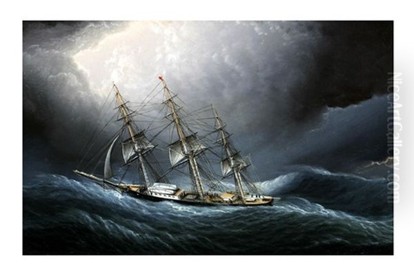 Clipper Ship At Cape Horn - view 1