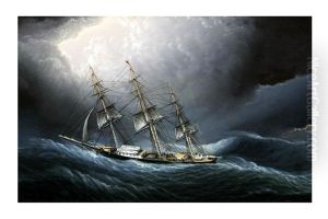 Clipper Ship At Cape Horn Clipper Ship At Cape Horn