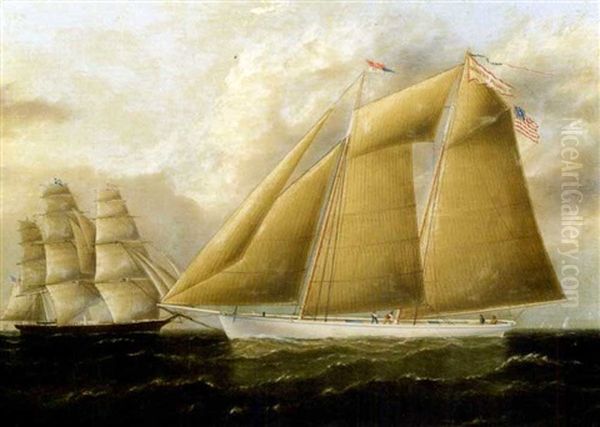 Portrait Of The Schooner  "walter Francis" - view 1