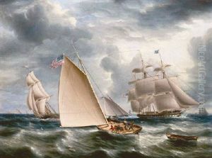 American Shipping Displays The Flag