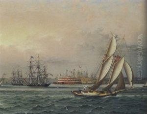 A Steady Breeze Off The Battery, New York Harbor A Steady Breeze Off The Battery, New York Harbor
