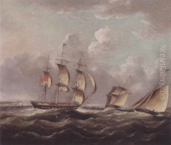 Shipping Off The Coast - view 1