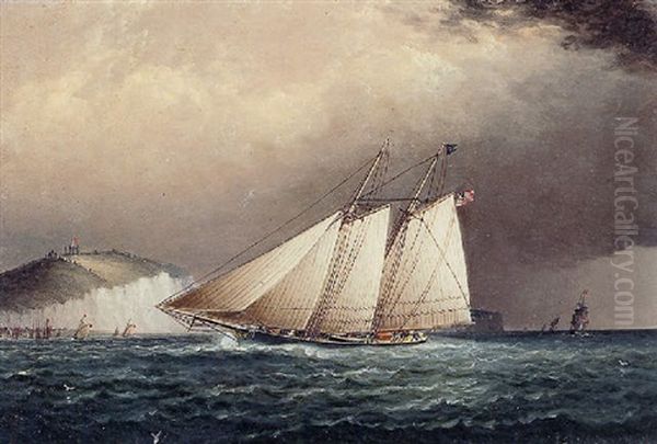 Sailing Off The Coast Of Dover - view 1