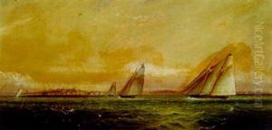 Shipping Off Shore by James Edward Buttersworth