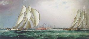 New York Harbor by James Edward Buttersworth