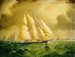 Schooners Racing Off Sandy Hook