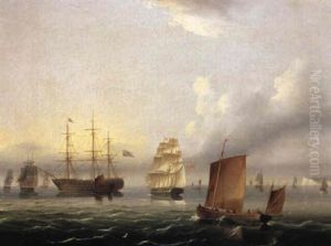 Marine Scene by James Edward Buttersworth