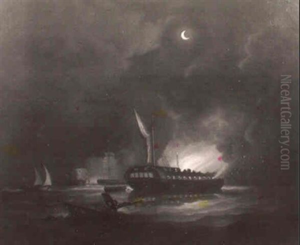 Night Time Battle Scene - view 1