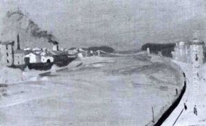 Clipperships At Sea by James Edward Buttersworth