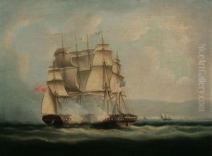 H.m.s. Shannon Boarding The U.s. Ship Chesapeake Off Boston, June 1, 1813 by Thomas Buttersworth