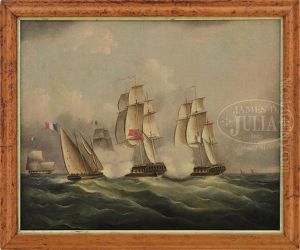 French And British Naval Battle