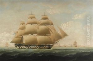 The East Indiaman "rose" Off Portsmouth