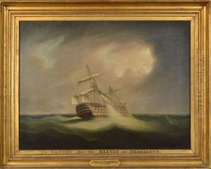The Victory After The Battle Of Trafalgar by Thomas Buttersworth