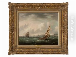 Royal Navy Frigate by Thomas Buttersworth