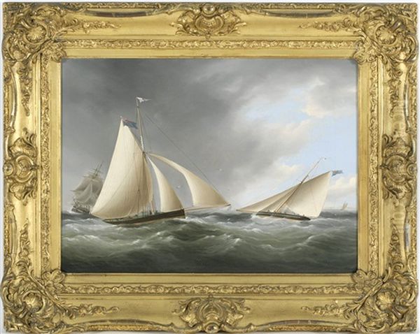 Cutters Racing In The Channel Of The Seven Sisters - view 1