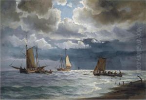 Sailing Along The Coast, Skagen by Ioannis (Jean H.) Altamura