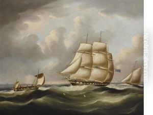 Off The Isle Of Wight by Thomas Buttersworth